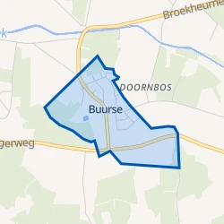Kaart van Buurse kern