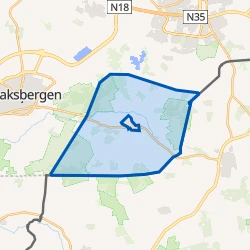 Kaart van Verspreide huizen Buurse