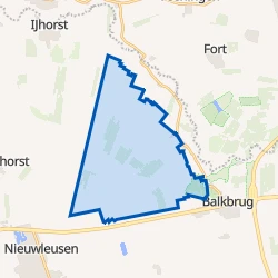 Kaart van Verspreide huizen Westerhuizingerveld