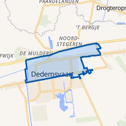 Kaart van Dedemsvaart-Noord