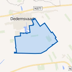 Kaart van Verspreide huizen Dedemsvaart