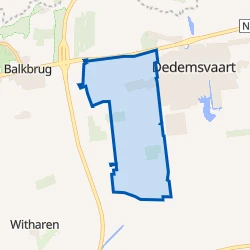 Kaart van Verspreide huizen Ommerkanaal