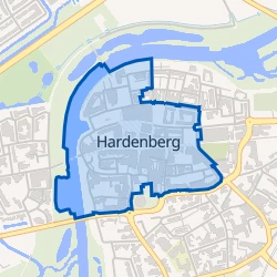 Kaart van Centrum Saneringsgebied