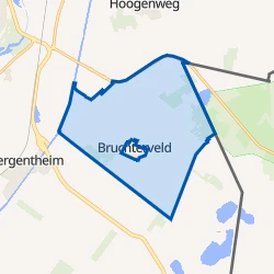 Kaart van Verspreide huizen Bruchterveld