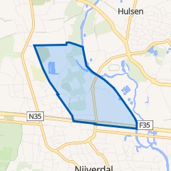 Kaart van Gagelman Industrieterrein-Noord