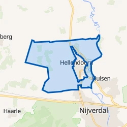Kaart van Hellendoorn