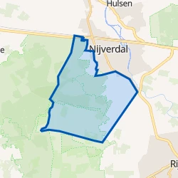 Kaart van 't Hexel