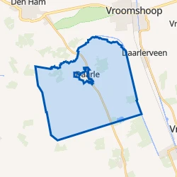 Kaart van Daarle