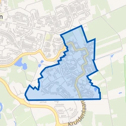 Kaart van Kruidenwijk Oost