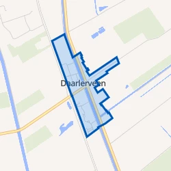 Kaart van Dorp Daarlerveen