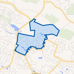 Kaart van Middelhoek