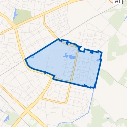 Kaart van Groot Driene-Noord