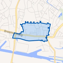 Kaart van Berflo Es Zuid