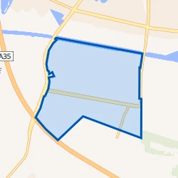 Kaart van Bedrijventerrein Twentekanaal-Zuid I