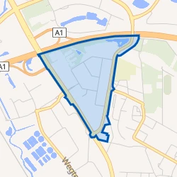 Kaartje van Bedrijvenpark Westermaat-Zuidoost