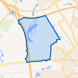 Kaart van Verspreide huizen Woolde