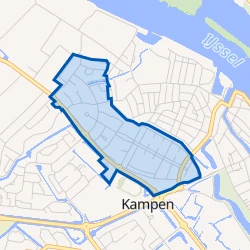 Kaart van Hanzewijk/Greente
