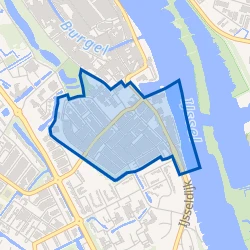 Kaart van Kampen-Zuid