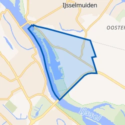 Kaart van Industrieterrein IJsselmuiden