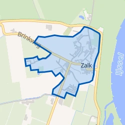 Kaart van Zalk