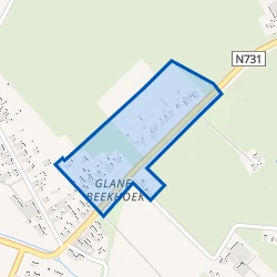 Kaart van Glane-beekhoek