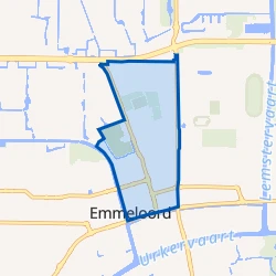Kaart van Emmeloord-Centrum-Centrum West