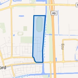 Kaart van Emmeloord-Centrum-Bos en Gaard