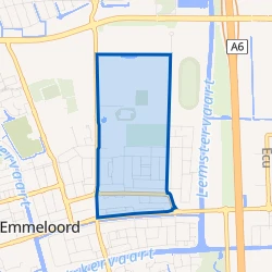 Kaart van Emmeloord-Centrum-Centrum Oost