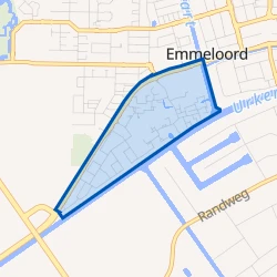 Kaart van Emmeloord-Revelsant-Zuid