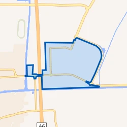 Kaart van Emmeloord-Bedrijventerrein de Munt
