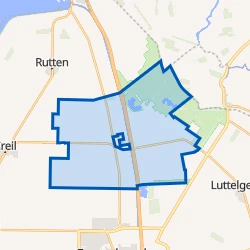 Kaart van Bant-landelijk gebied