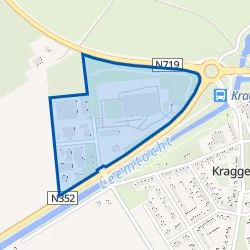 Kaartje van Kraggenburg-bedrijventerrein