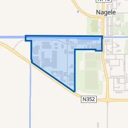 Kaartje van Nagele-bedrijventerrein