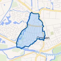 Kaart van Kern Ommen - Laarakkers