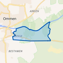 Kaartje van Buurtschap Zeesse