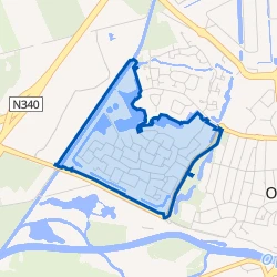 Kaart van Kern Ommen - Dante zuid