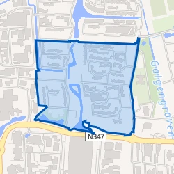 Kaart van Kern Ommen - Alteveer wonen 1-4