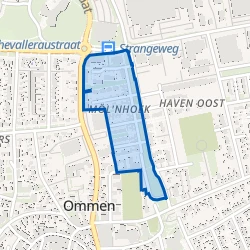 Kaart van Kern Ommen - Havengebied