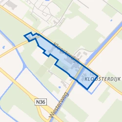 Kaart van Kern Kloosterdijk