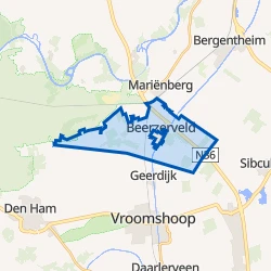 Kaart van Buurtschap Beerzerveld