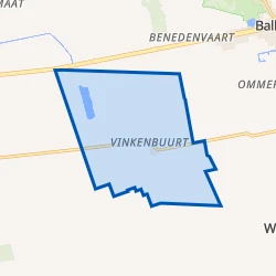 Kaart van Buurtschap Vinkenbuurt