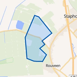 Kaartje van Verspreide huizen Geerenland