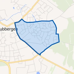 Kaart van Tubbergen oost