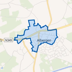 Kaart van Albergen noord