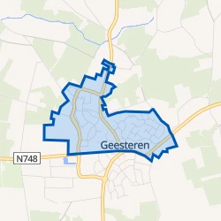 Kaart van Geesteren noord