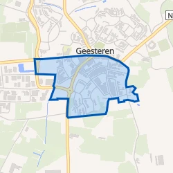 Kaart van Geesteren zuid