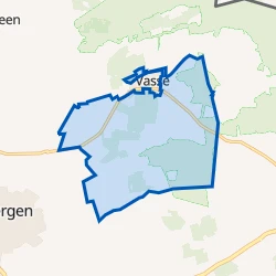 Kaart van Verspreide huizen Vasse