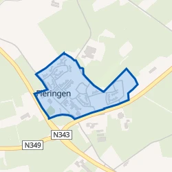 Kaart van Fleringen kern