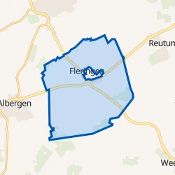 Kaart van Verspreide huizen Fleringen