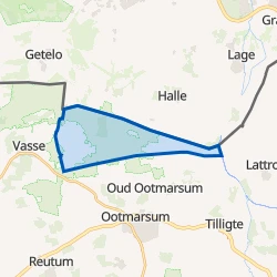 Kaart van Verspreide huizen Hezingen